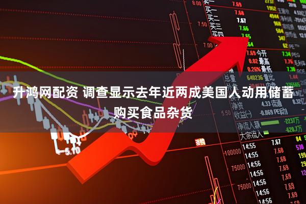 升鸿网配资 调查显示去年近两成美国人动用储蓄购买食品杂货